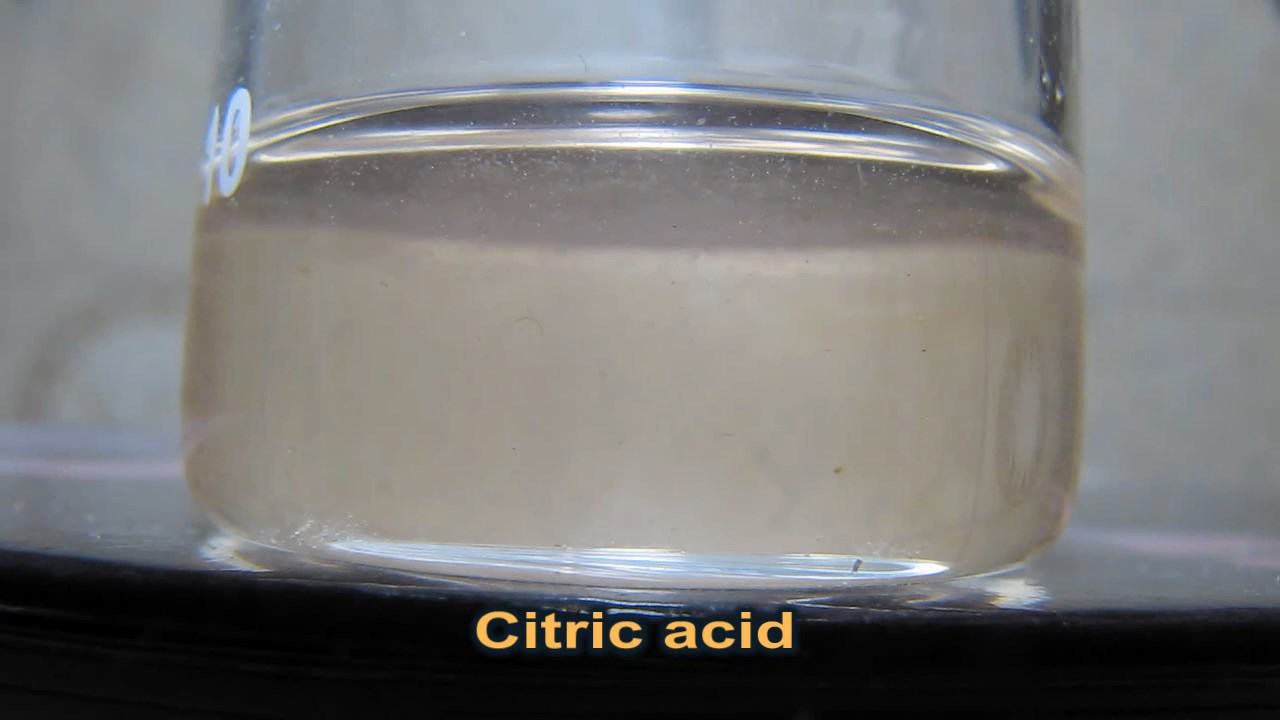 Лимонная кислота, сульфат меди и алюминий: добавь хлорид. Citric acid, copper sulfate and aluminium: add chloride